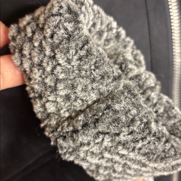 Boho Black Faux Suede Bomber Jacket NWT - Picture 5 of 9